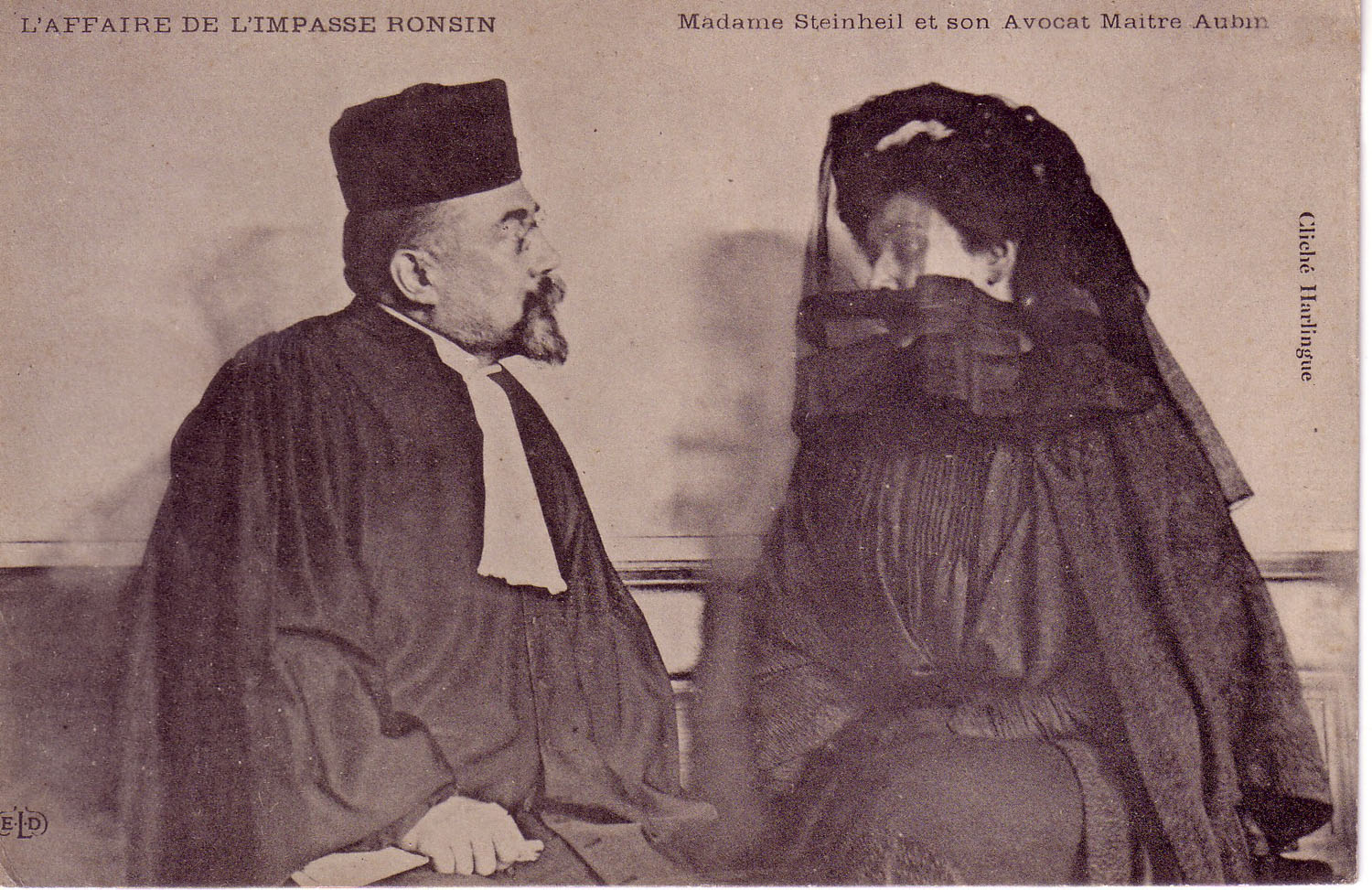 Madame Steinheil and her lawyer Maitre Aubin